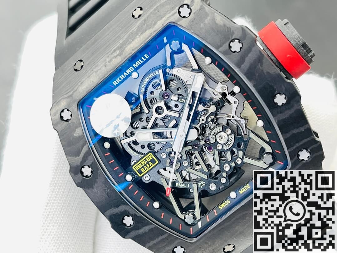 ZF Factory Richard Mille RM35-02 V3 Black Rubber Strap