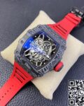 ZF Factory Best Richard Mille RM35-02 V3 Red Rubber Strap Replica