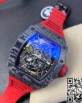 ZF Factory Best Richard Mille RM35-02 V3 Red Rubber Strap Replica