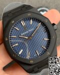 ZF Factory AP Royal Oak 15500 DLC Blue Dial Replica Watches