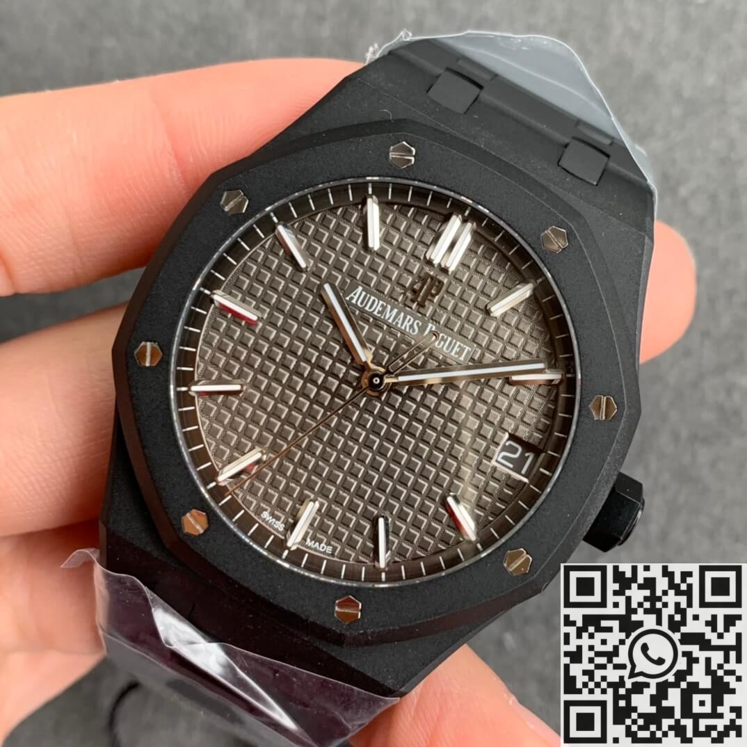 ZF Factory Audemars Piguet Royal Oak 15500 DLC Grey Dial Replica