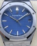 ZF Factory AP Royal Oak 15500 Blue Dial Replica Watches