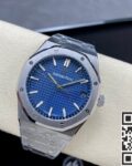 ZF Factory AP Royal Oak 15500 Blue Dial Replica Watches