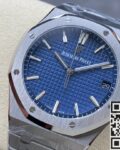 ZF Factory AP Royal Oak 15500 Blue Dial Replica Watches