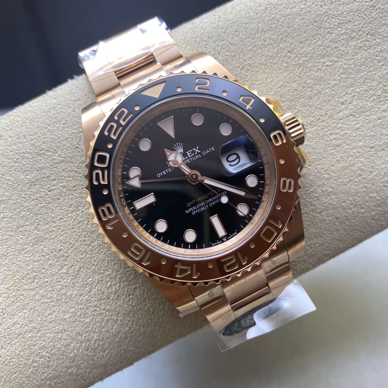 Clean Factory Rose Gold GMT Master M126715 Watches