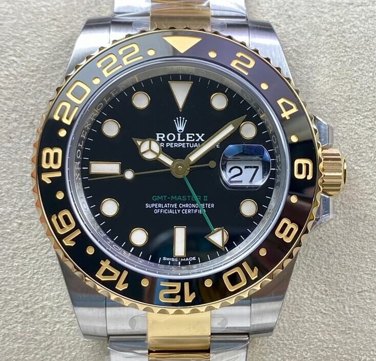 Clean Factory Gold Watches Rolex GMT Master 116713-LN-78203