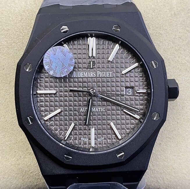 ZF Factory Audemars Piguet Royal Oak 15400 DLC Version Grey Dial