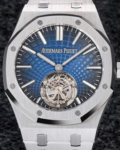 R8 Factory Replica Audemars Piguet Royal Oak 26530ST.OO.1220ST.01 Tourbillon Series Blue Dial