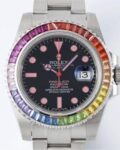 2023 best customized watches Rolex Submariner Rainbow Circle