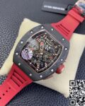 KV Factory Replica Richard Mille Watches RM011 Rubber Strap Watch