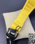 KV Factory Replica Richard Mille Watches RM11 Yellow Rubber Strap