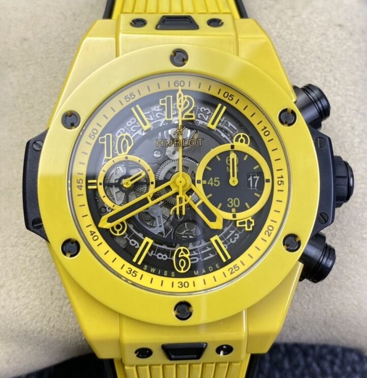 BBF Factory Replcia Hublot Big Bang Unico 441.CY.471Y.RX Yellow Ceramics Series