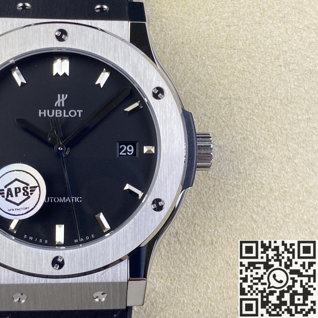 APS Factory Replica Hublot Classic Fusion 511.NX.1171.LR Black Dial