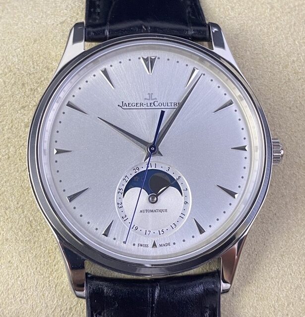 ZF Factory Replica Jaeger-LeCoultre Master Ultra-Thin 1368420 Silver Dial Black Leather Strap Series