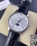 ZF Factory Replica Jaeger-LeCoultre Master Ultra-Thin 1368420 Silver Dial Black Leather Strap Series