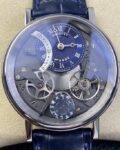 ZF Factory Replica Breguet Tradition 7097BB/GY/9WU 18k White Gold Blue dial Series