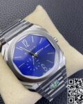 BV Factory Replica Bvlgari Octo Finissimo 103431 Blue Dial