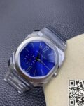 BV Factory Replica Bvlgari Octo Finissimo 103431 Blue Dial