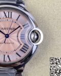 AF Factory Replica Ballon Bleu De Cartier WSBB0046 Pink Dial Size 33mm