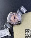 AF Factory Replica Ballon Bleu De Cartier WSBB0046 Pink Dial Size 33mm