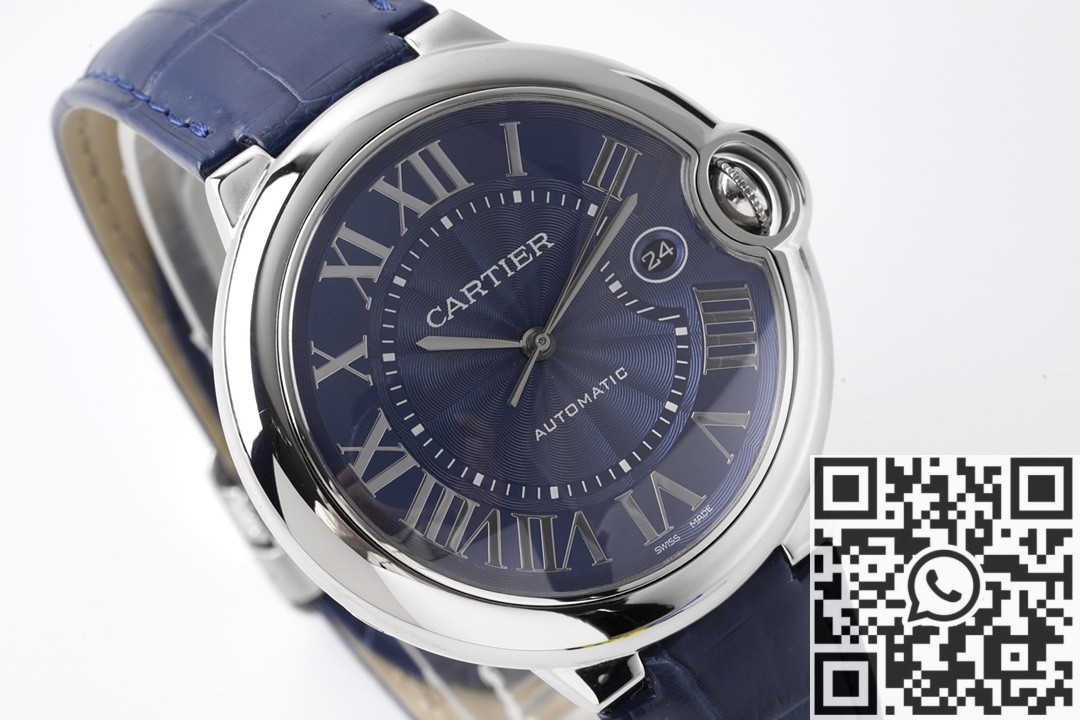 AF Factory Replica Ballon Bleu De Cartier WSBB0027 Blue Dial Size 42mm