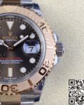 Clean Factory Replica Rolex Yacht Master M126621-0001 Brown Dial Rose Gold Best Version1:1 AAA