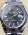 Clean Factory Replica Rolex Datejust M126334-0013 Grey Dial Series Size 41mm