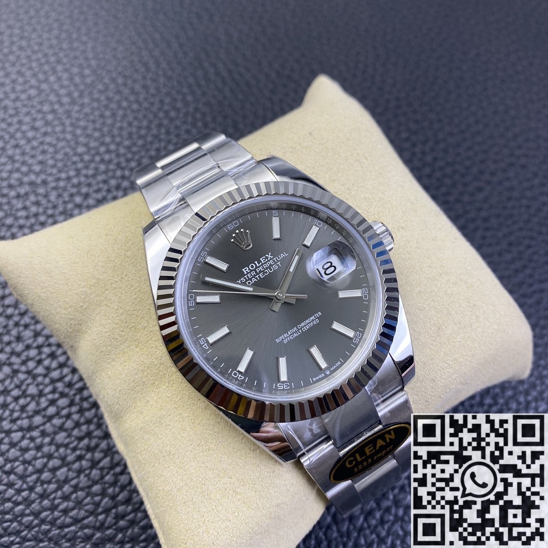 Clean Factory Replica Rolex Datejust M126334-0013 Grey Dial Series Size 41mm