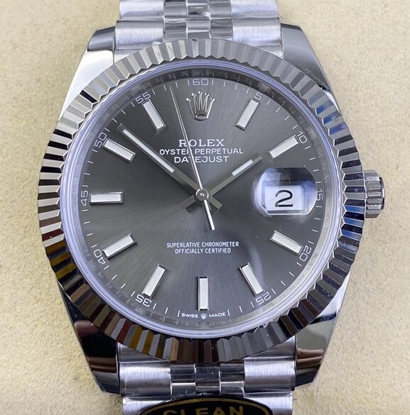 Clean Factory Replica Rolex Datejust M126334-0014 Grey Dial Series Size 41mm