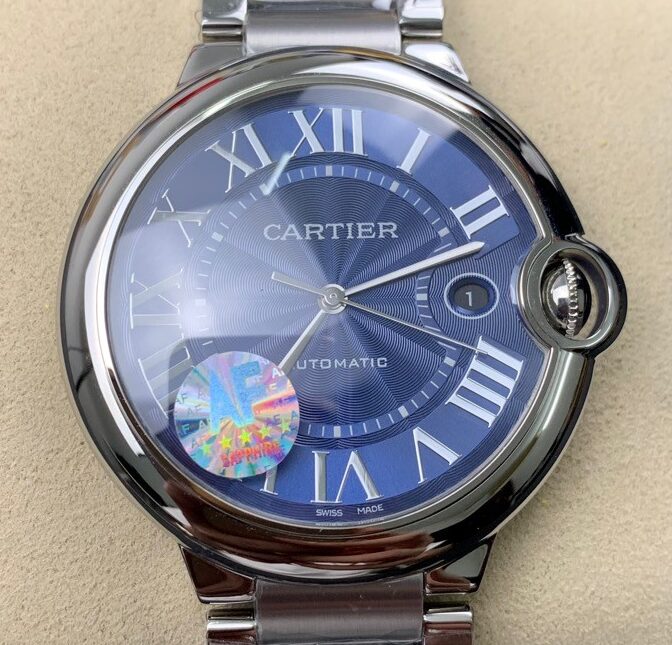 AF Factory Replica Ballon Bleu De Cartier WSBB0025 Blue Dial Size 42mm