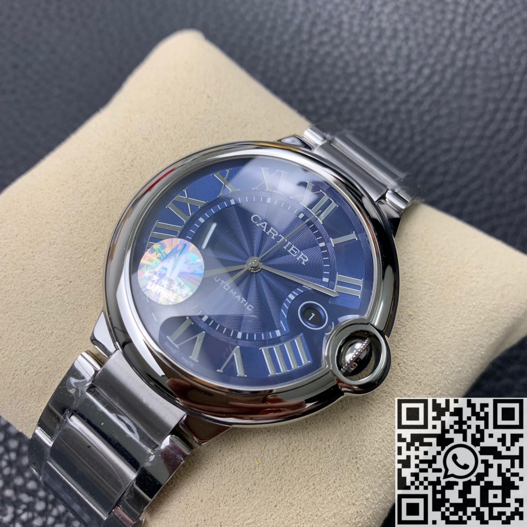 AF Factory Replica Ballon Bleu De Cartier WSBB0025 Blue Dial Size 42mm