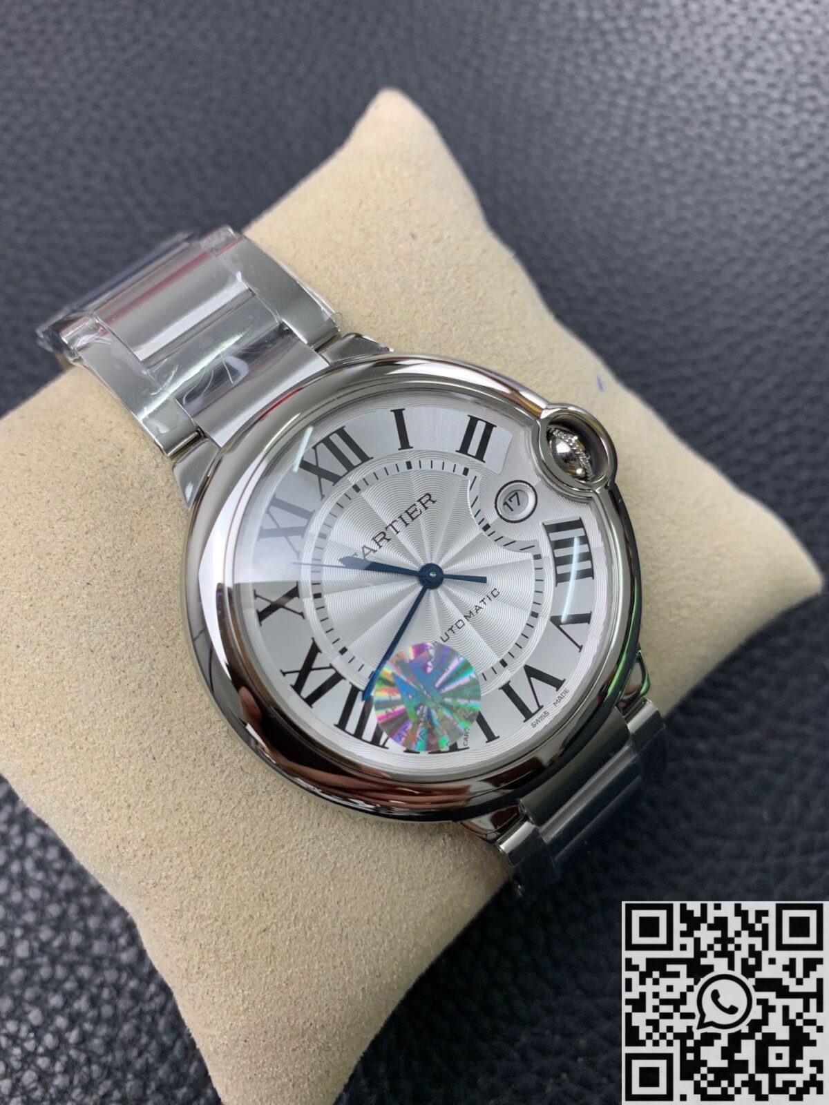 AF Factory Replica Cartier Bleu Balloons W69012Z4 White Plate Size 42mm