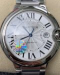 AF Factory Replica Cartier Bleu Balloons W69012Z4 White Plate Size 42mm