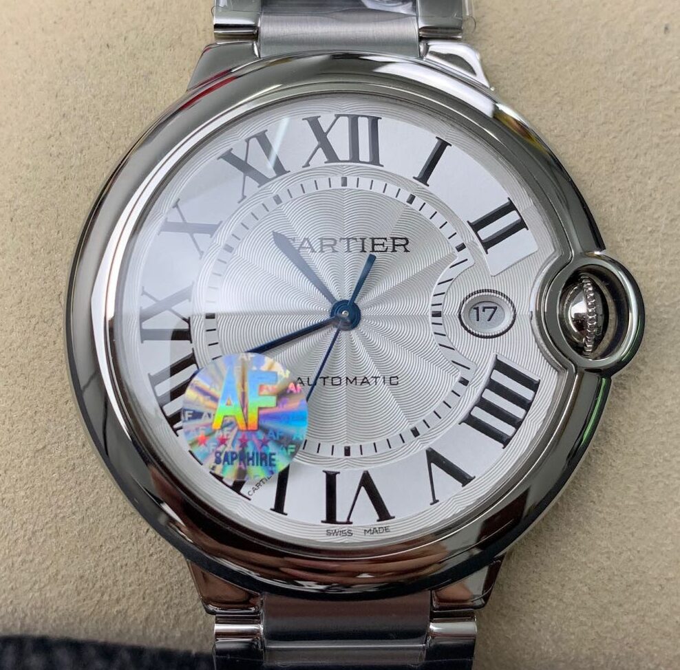 AF Factory Replica Cartier Bleu Balloons W69012Z4 White Plate Size 42mm