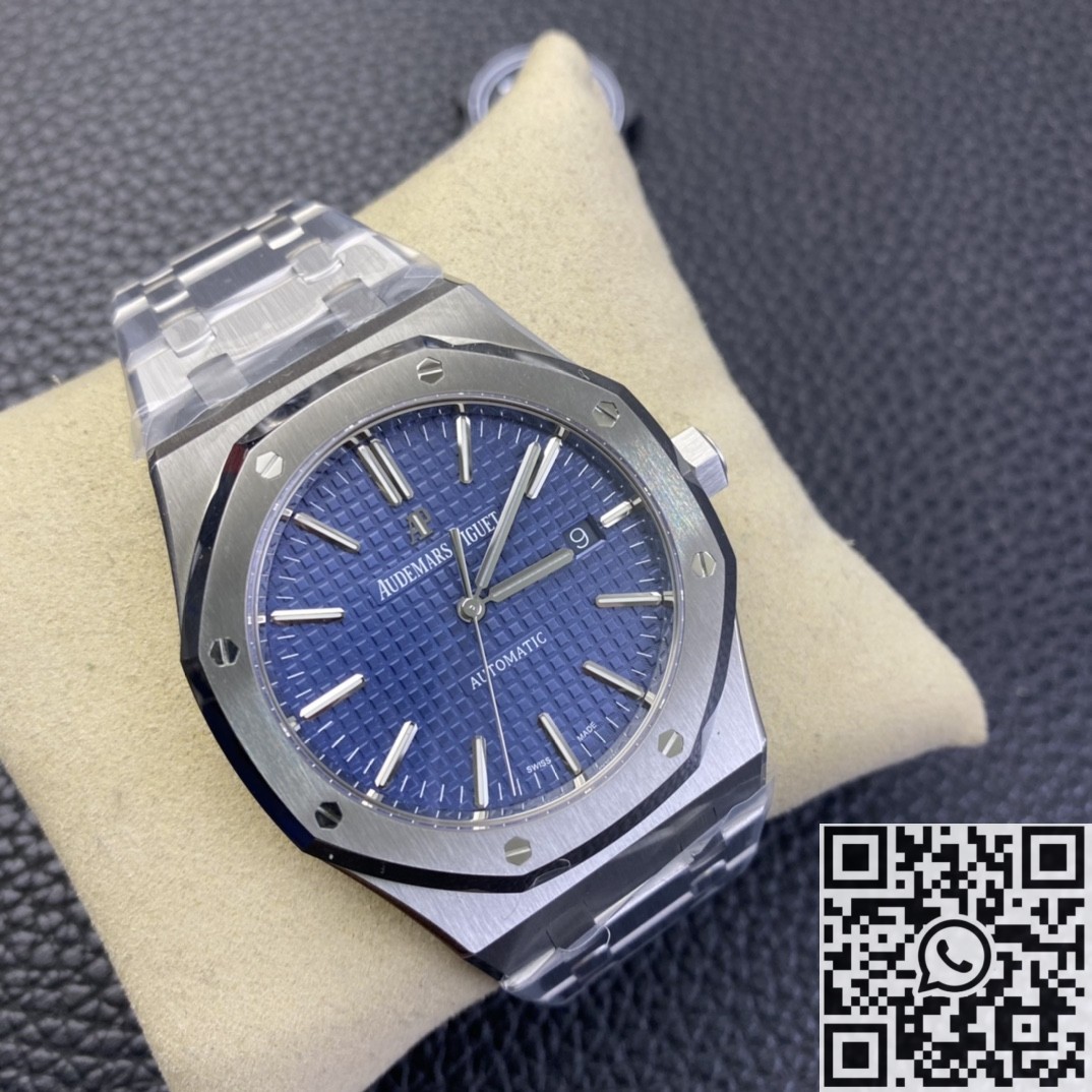 ZF Factory Replica Audemars Piguet Royal Oak 15400ST.OO.1220ST.03 Version Blue Dial Series