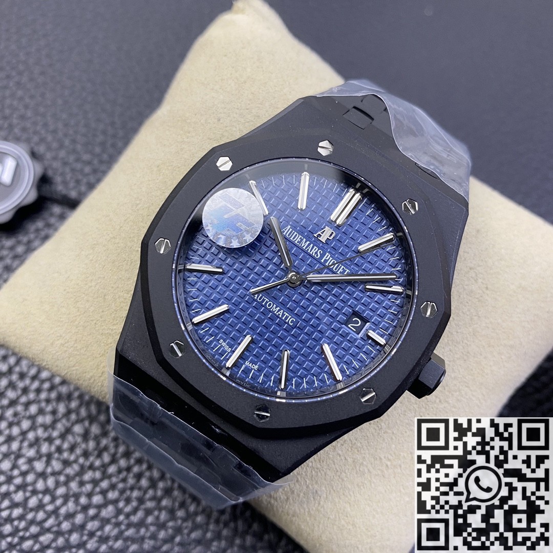 ZF Factory Replica Audemars Piguet Royal Oak 15400 DLC Version Blue Dial Series