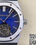 R8 Factory Replica Audemars Piguet Royal Oak 26530ST.OO.1220ST.01 Tourbillon Series Blue Dial