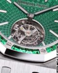 R8 Factory Replica Audemars Piguet Royal Oak 26532IC.EE.1220TI.01 Tourbillon Series Green Dial