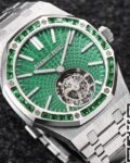 R8 Factory Replica Audemars Piguet Royal Oak 26532IC.EE.1220TI.01 Tourbillon Series Green Dial