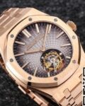 R8 Factory Replica Audemars Piguet Royal Oak 26530OR.OO.1220OR.01 Tourbillon Series Rose Gold Dial