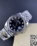 Clean Factory Replica Rolex Datejust M126234-0027 Black Diamond Dial