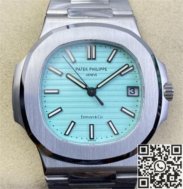 3K Factory Replica Patek Philippe Nautilus 5711/1A-018 Tiffany Blue Dial