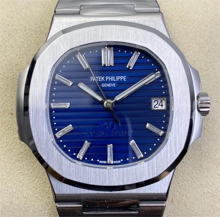 3K Factory Replica Patek Philippe Nautilus 5711/1P Blue Dial