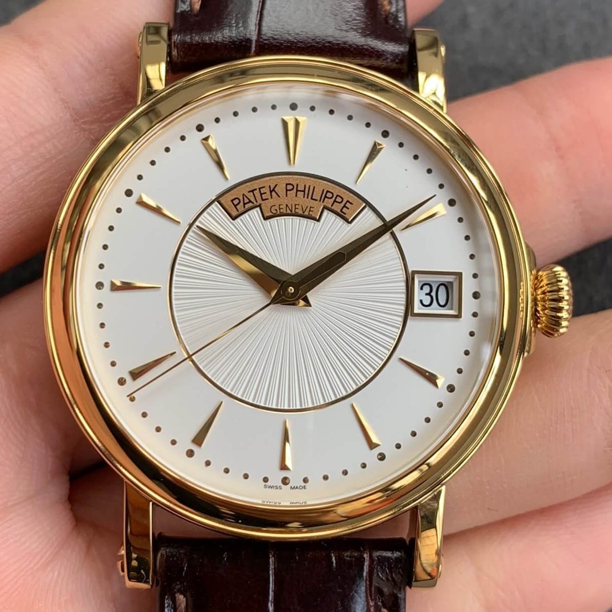 ZF Factory Patek Philippe Calatrava Replica Watch