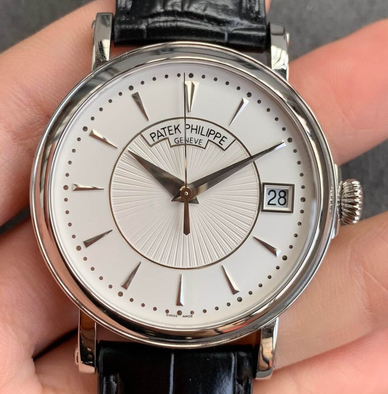 ZF Factory Patek Philippe Calatrava Replica Watch