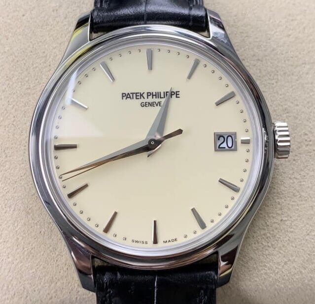 ZF Factory Fake Patek Philippe Calatrava 5227G-001 White Dial