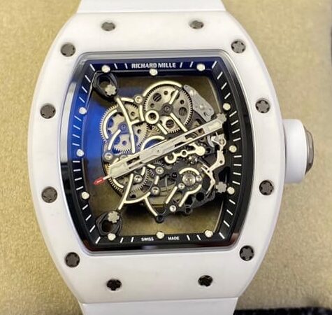 ZF Richard Mille RM055 White Ceramic Watch