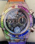 ZF Factory Hublot BIG BANG Unico 411.OX.9910.LR.0999 Rainbow Rose Gold Replica