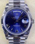 EW Factory Replica Rolex Day Date M228236-0007 Blue Dial Series