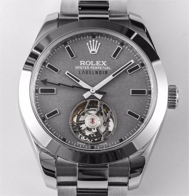 JB Factory Replica Rolex Label Noir Milgauss M116400 Tourbillon Series